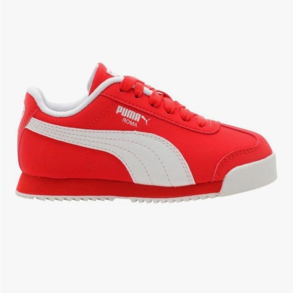Puma Roma Red and White Sneakers